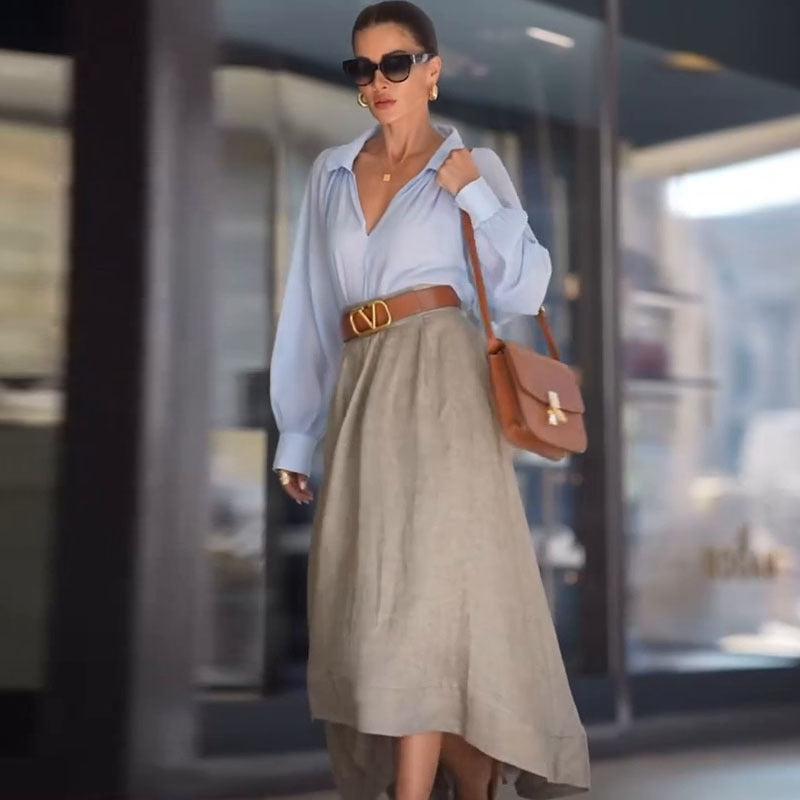 Fashion All-matching Temperament Skirt