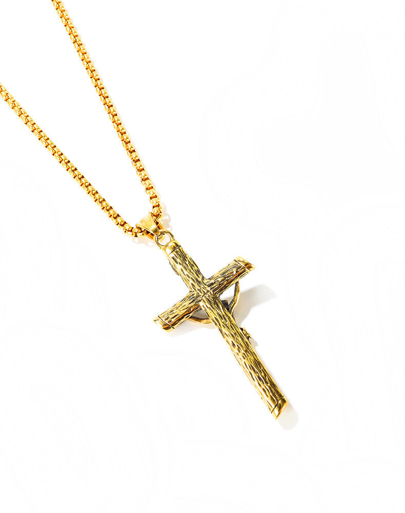 Religion Classic Titanium Steel Necklace