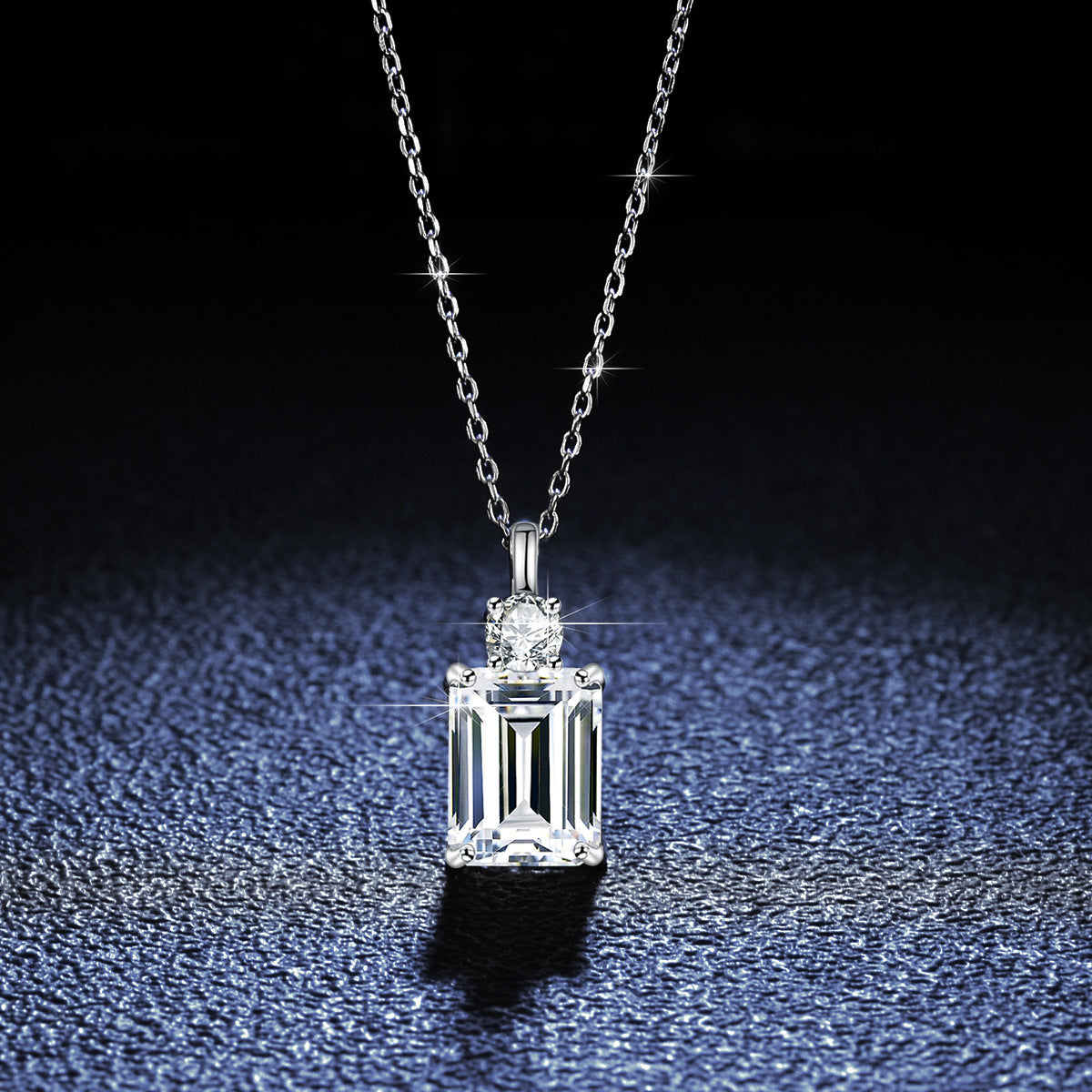 Square S925 Sterling Silver Necklace