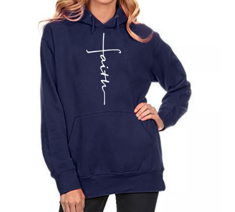 Women's Long-sleeved fleece hoodie