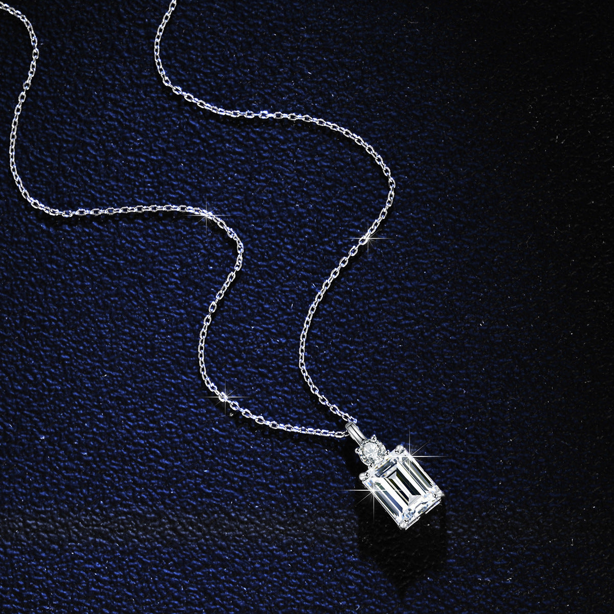 Square S925 Sterling Silver Necklace