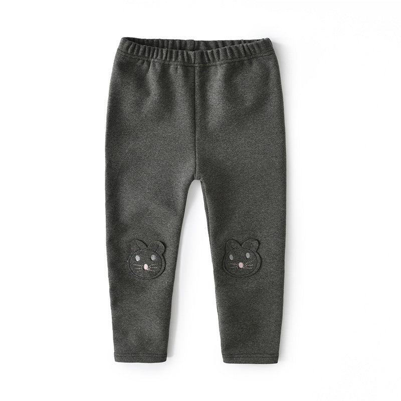 Cuhk Children's Solid Casual Pants