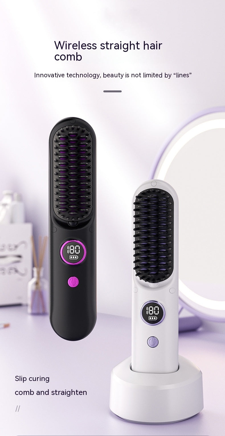 Straight Comb For Curling Or Straightening