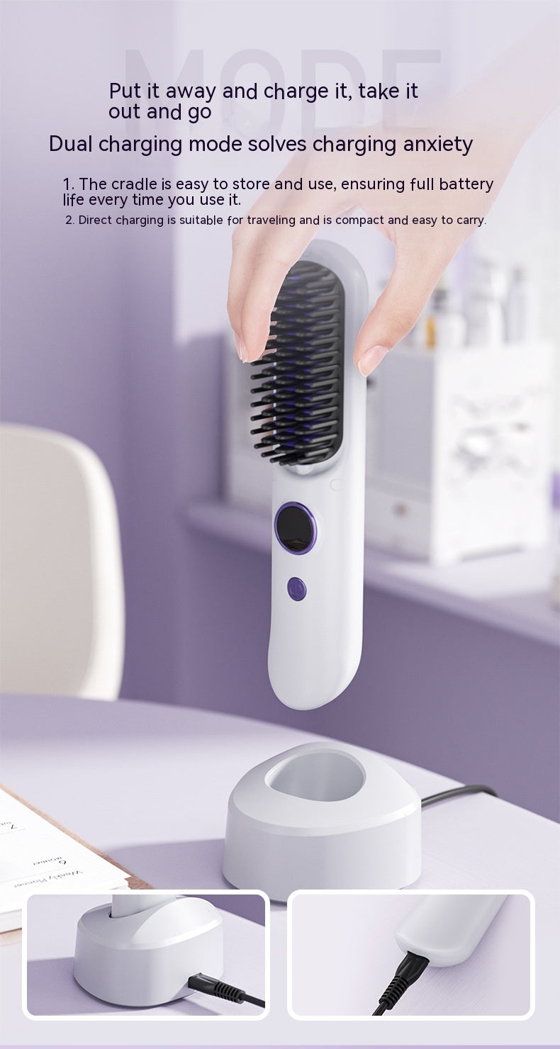 Straight Comb For Curling Or Straightening