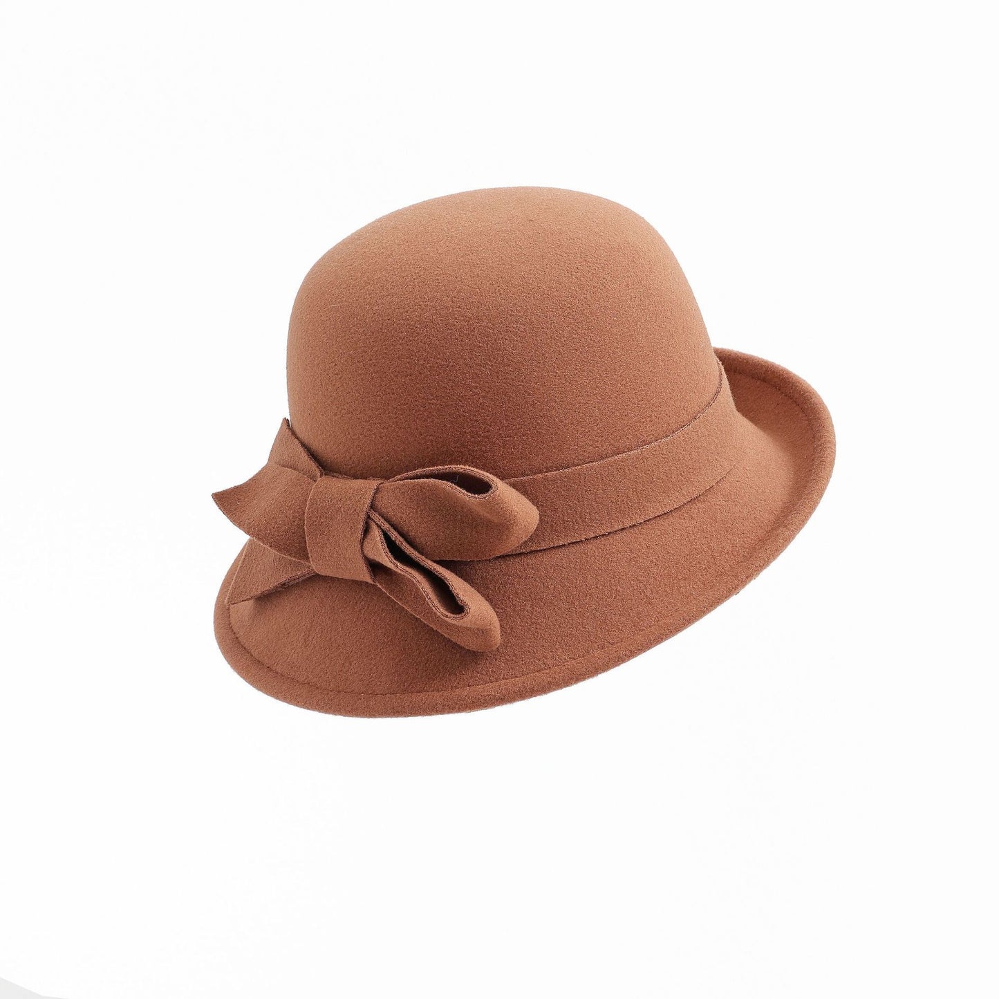 Women's French-style Elegant Retro Woolen Bowler Hat