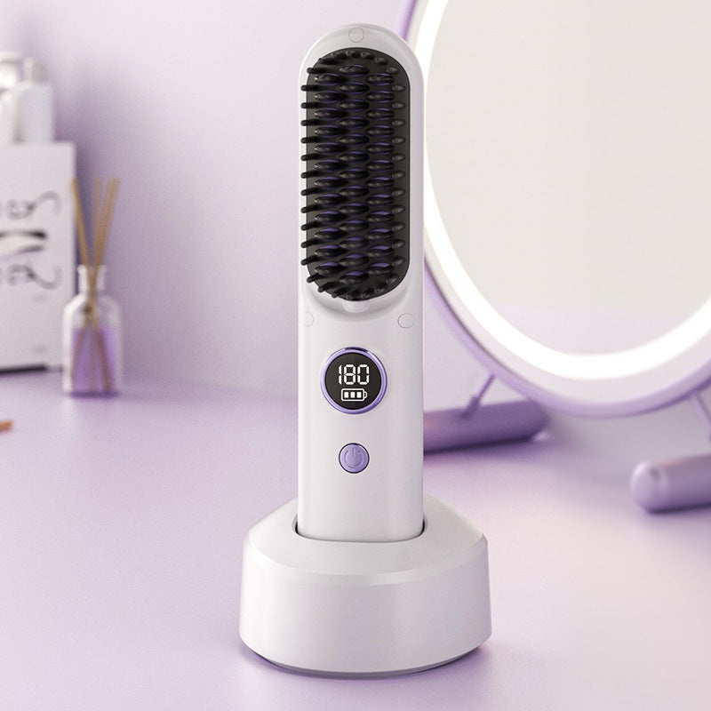 Straight Comb For Curling Or Straightening