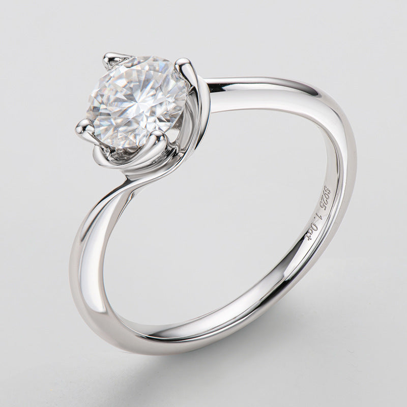 Fashion 1 Carat Moissanite Ring