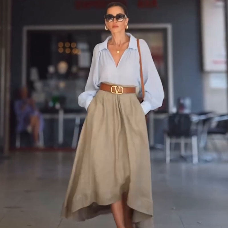 Fashion All-matching Temperament Skirt