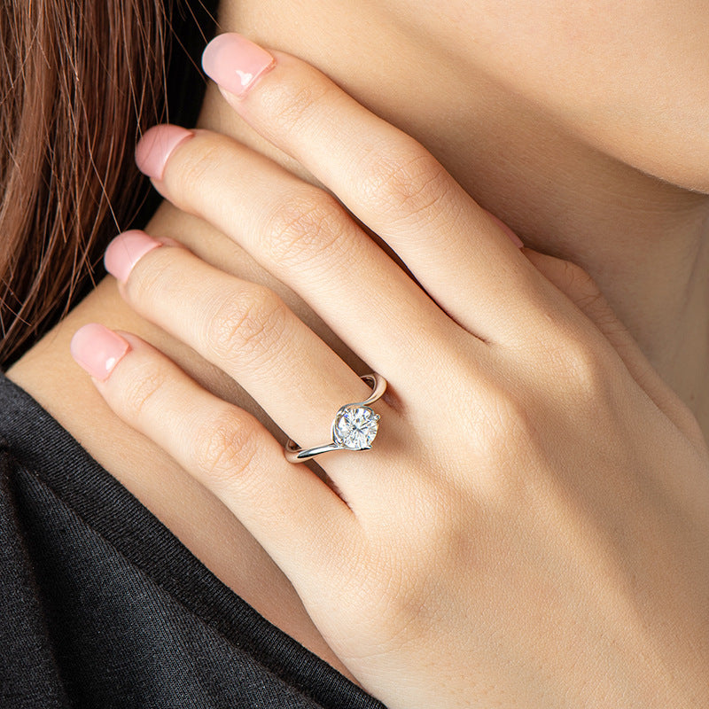 Fashion 1 Carat Moissanite Ring