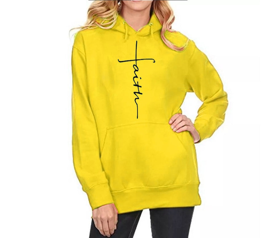 Women's Long-sleeved fleece hoodie