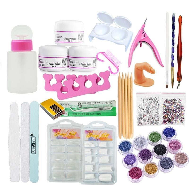 Nail Art Set Full Crystal