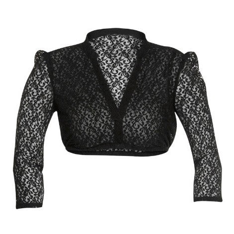 Women's White Base Lace Stitching Top