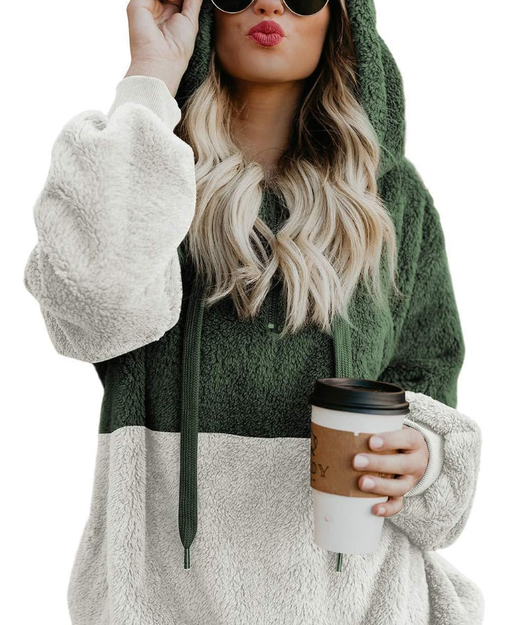 Women Casual Plush Hoodies Tops