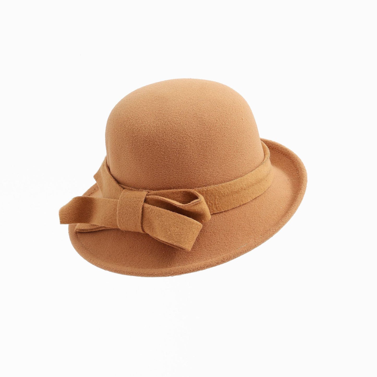 Women's French-style Elegant Retro Woolen Bowler Hat