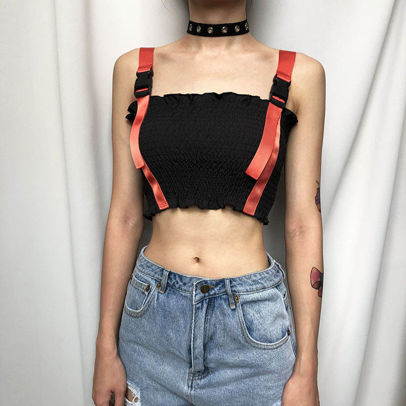 Women's vest with black scuff sleeveless jackets.