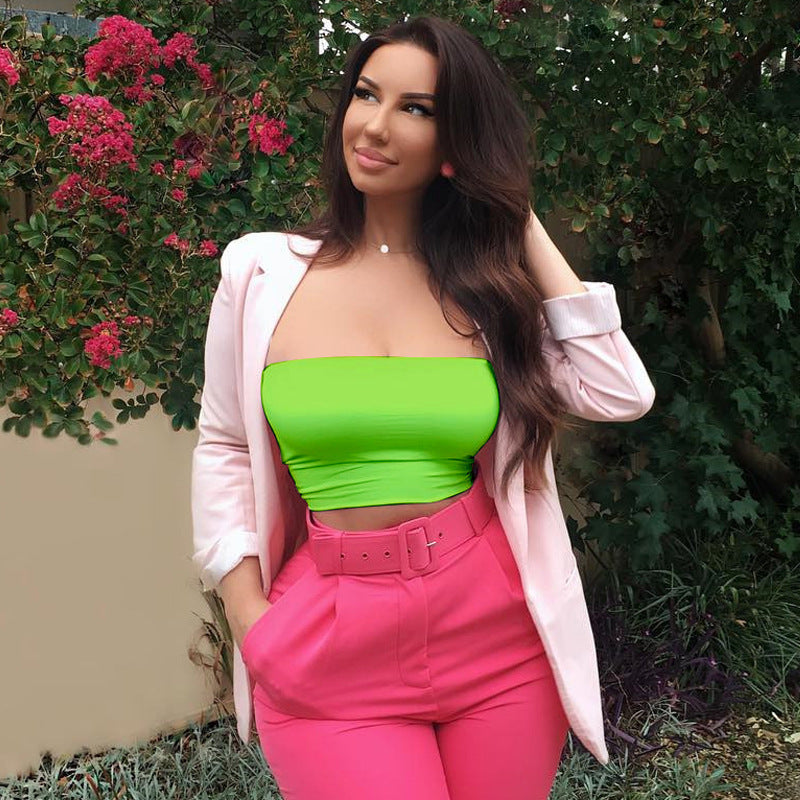Women strapless top