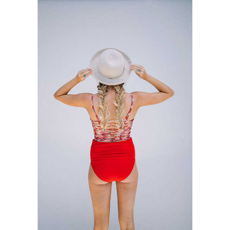 Maternity high waist swimwear