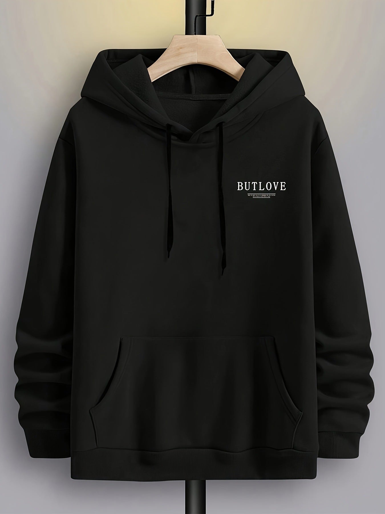 Casual Fleece-lined Hoodie