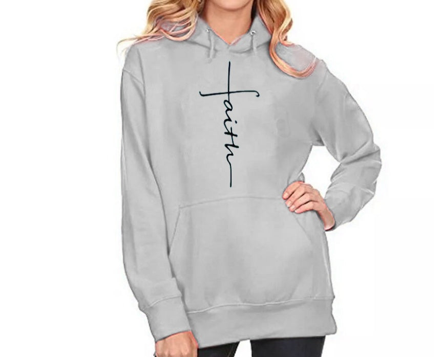 Women's Long-sleeved fleece hoodie