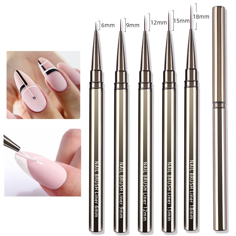 5 PCs Ultra Fine Manicure Line Drawing Pen