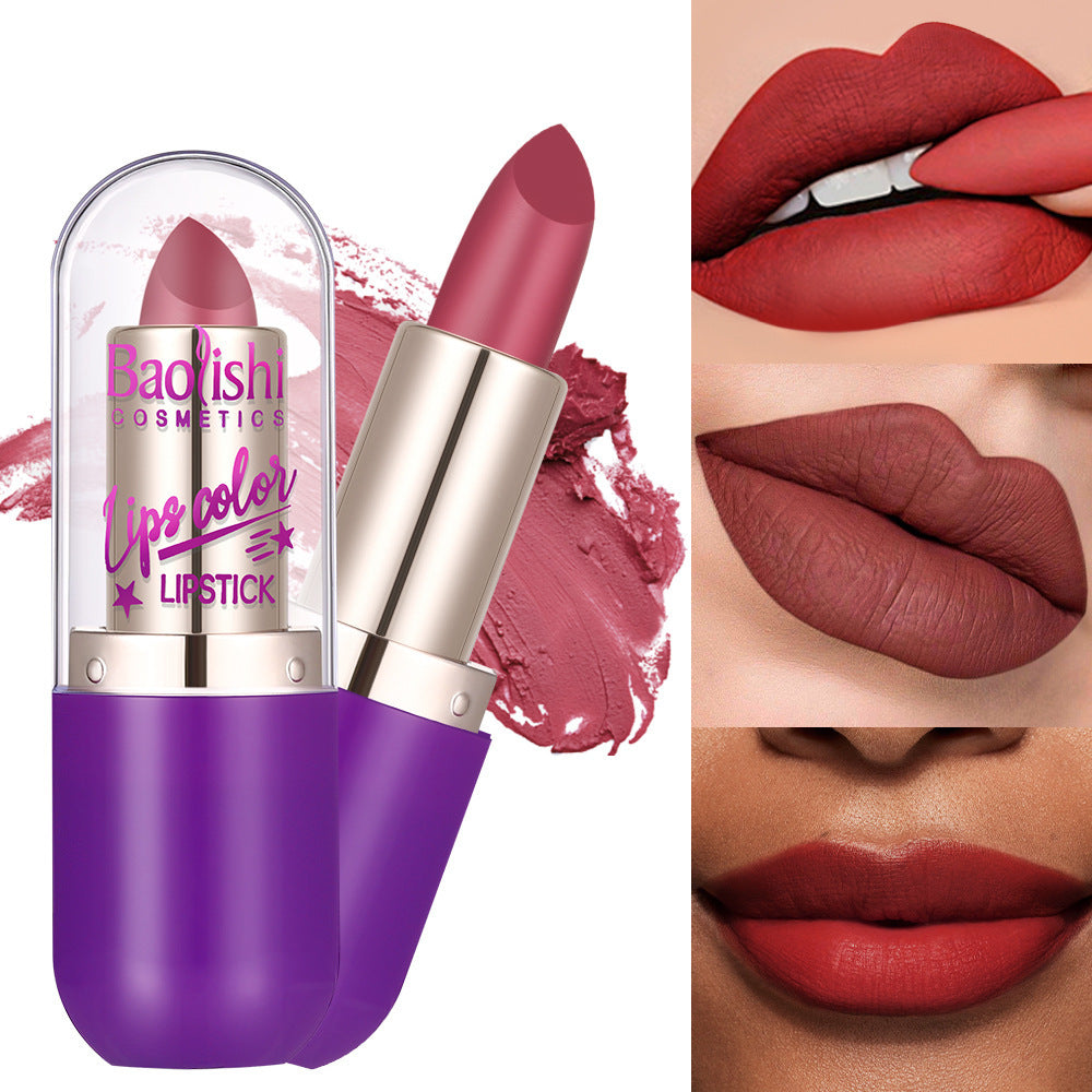 Matte Lipstick Makeup Matte No Stain On Cup