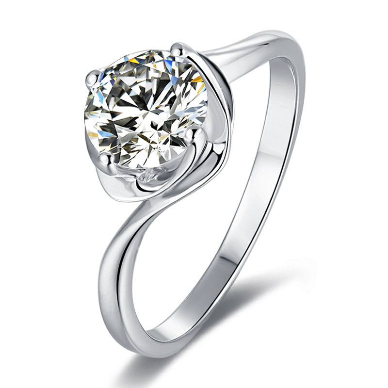 Fashion 1 Carat Moissanite Ring