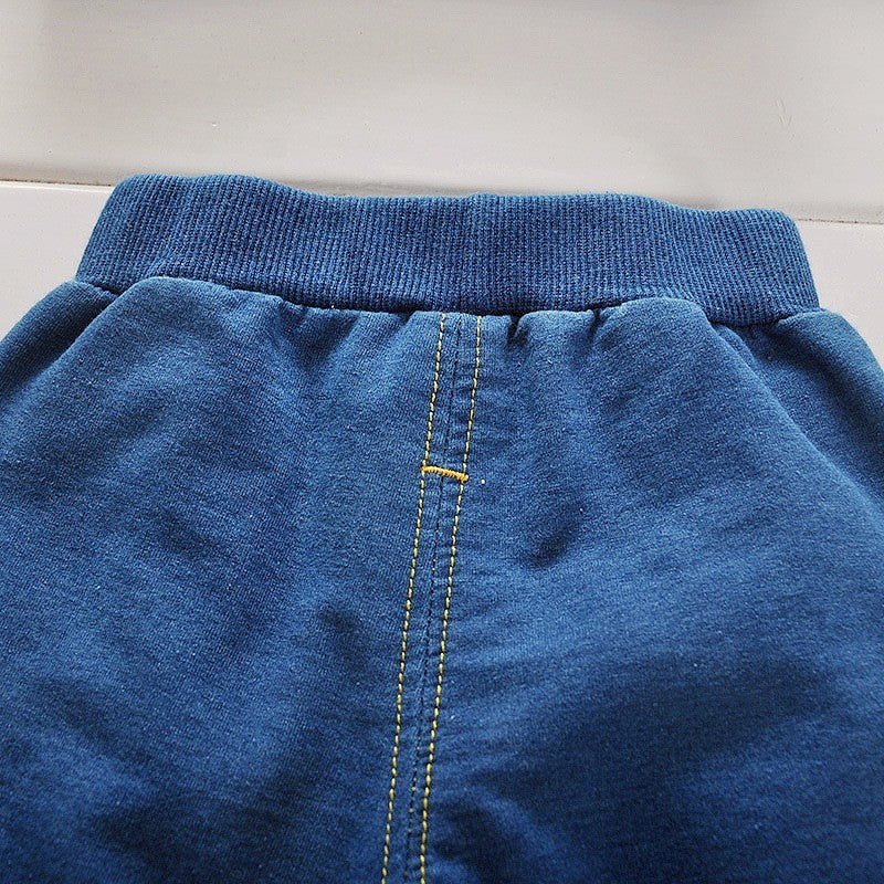 Boys 1 to 3 years Denim Long Sleeve Fashion Casual Suit