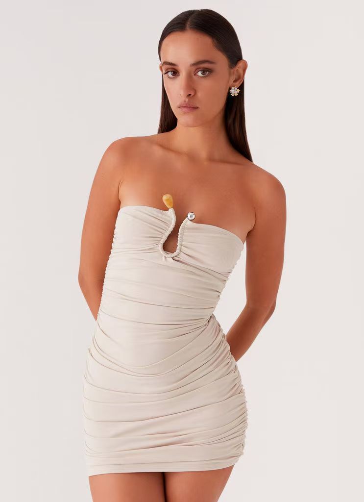 Slim-fit Pleated Sheath Skirt