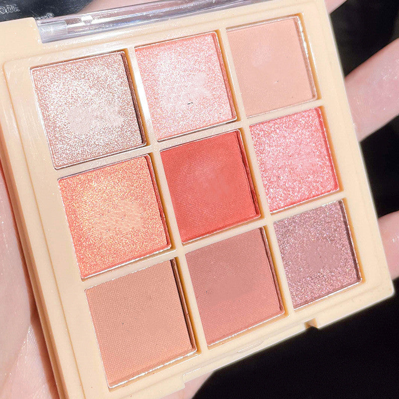 Nine Color Eye Shadow Plate Earth Color Beauty Makeup