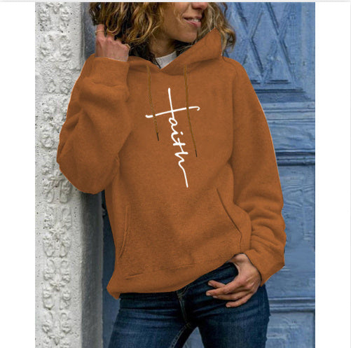 Women's Long-sleeved fleece hoodie