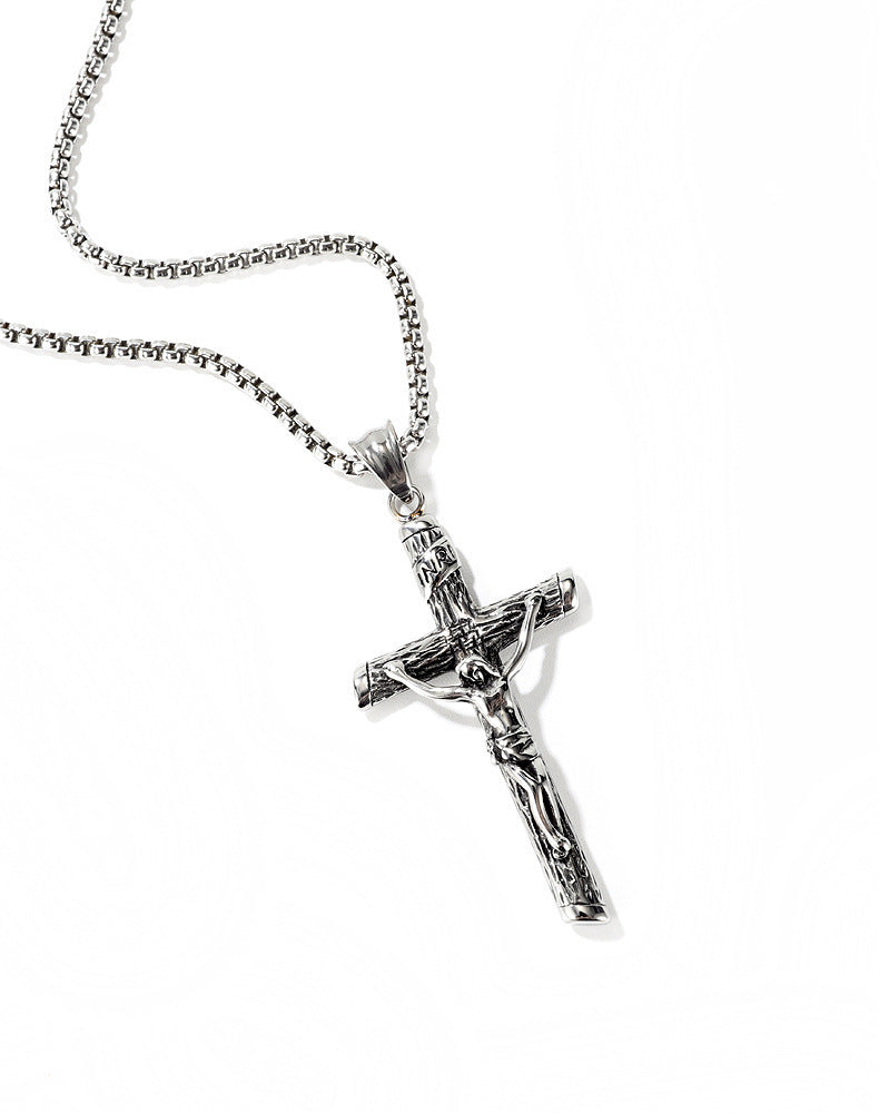 Religion Classic Titanium Steel Necklace