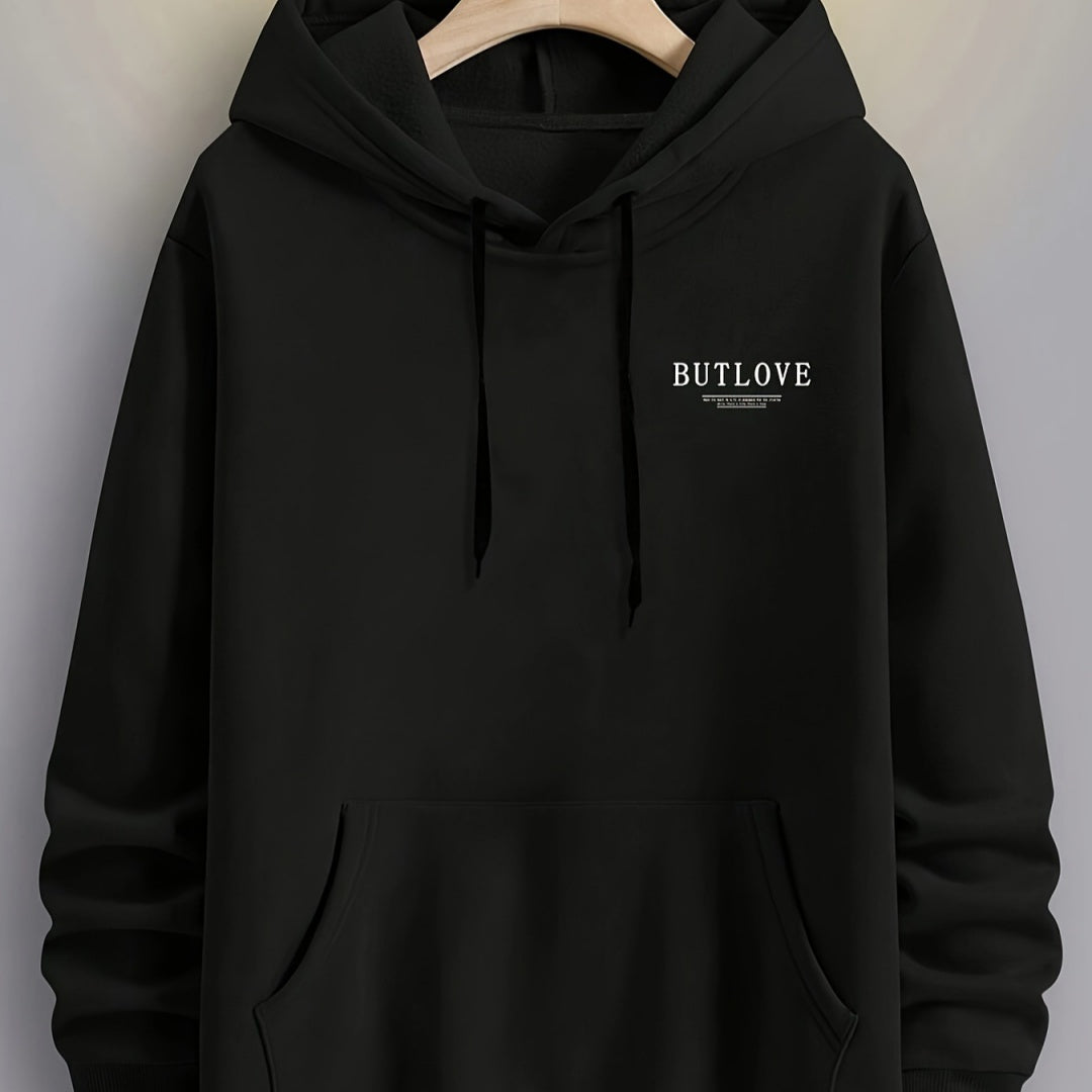 Casual Fleece-lined Hoodie
