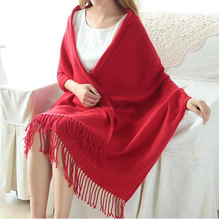 Women's Cashmere-like Plaid Scarf