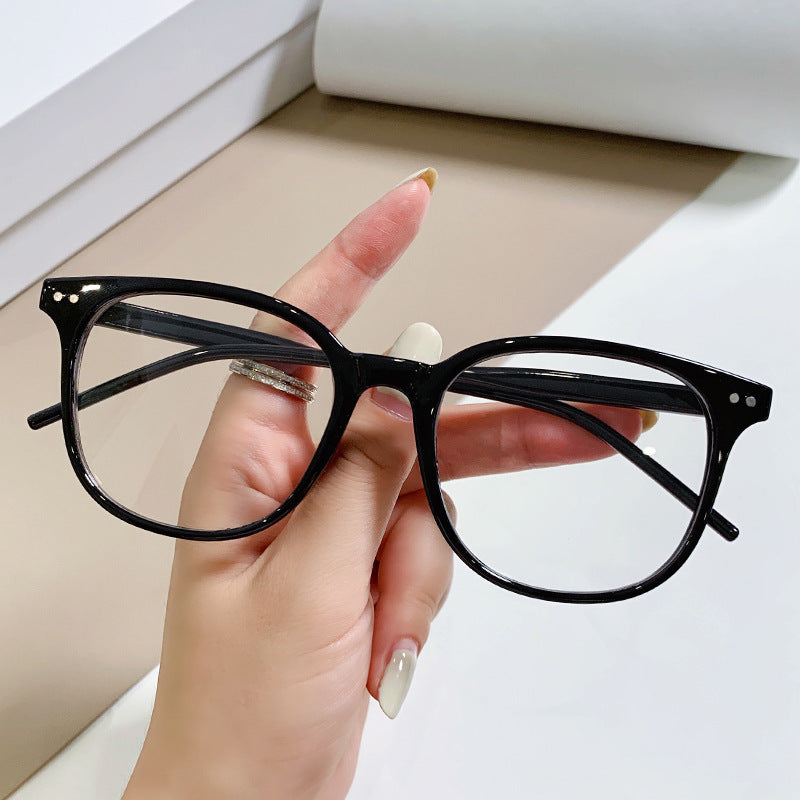 New Trendy Beige Nail Glasses Frame