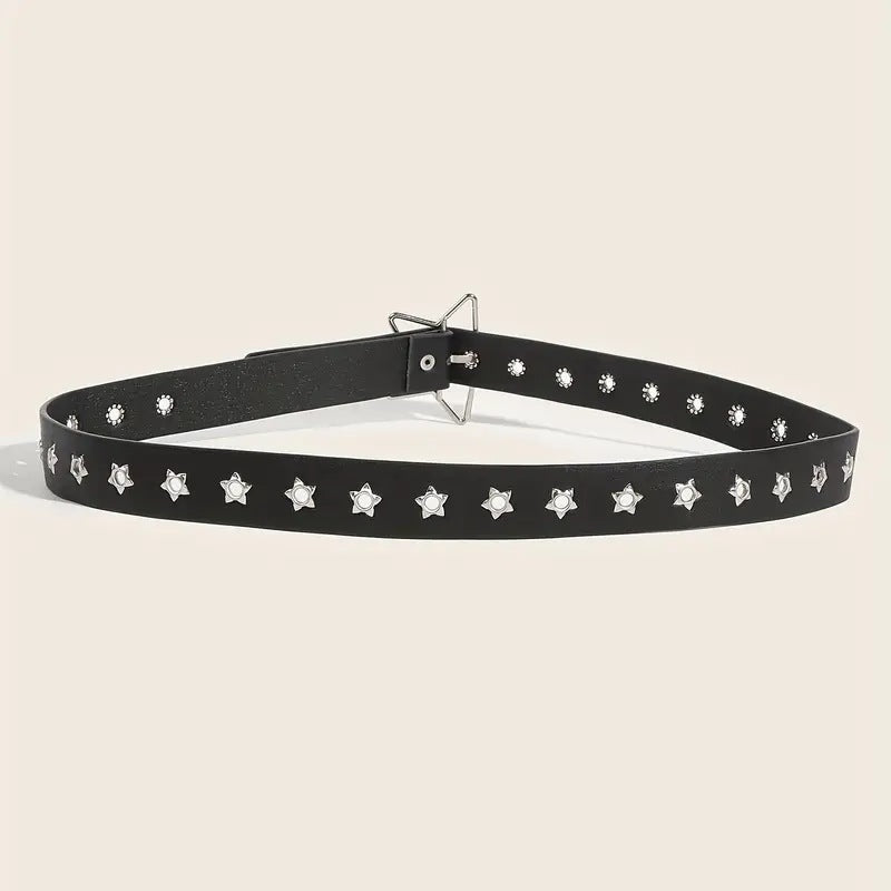 Female Punk Rivet XINGX Porous Belt