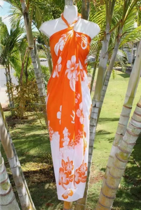 Women's Beach Vacation Bottoming Long Dress