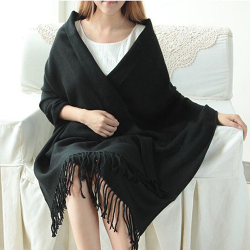 Women's Cashmere-like Plaid Scarf