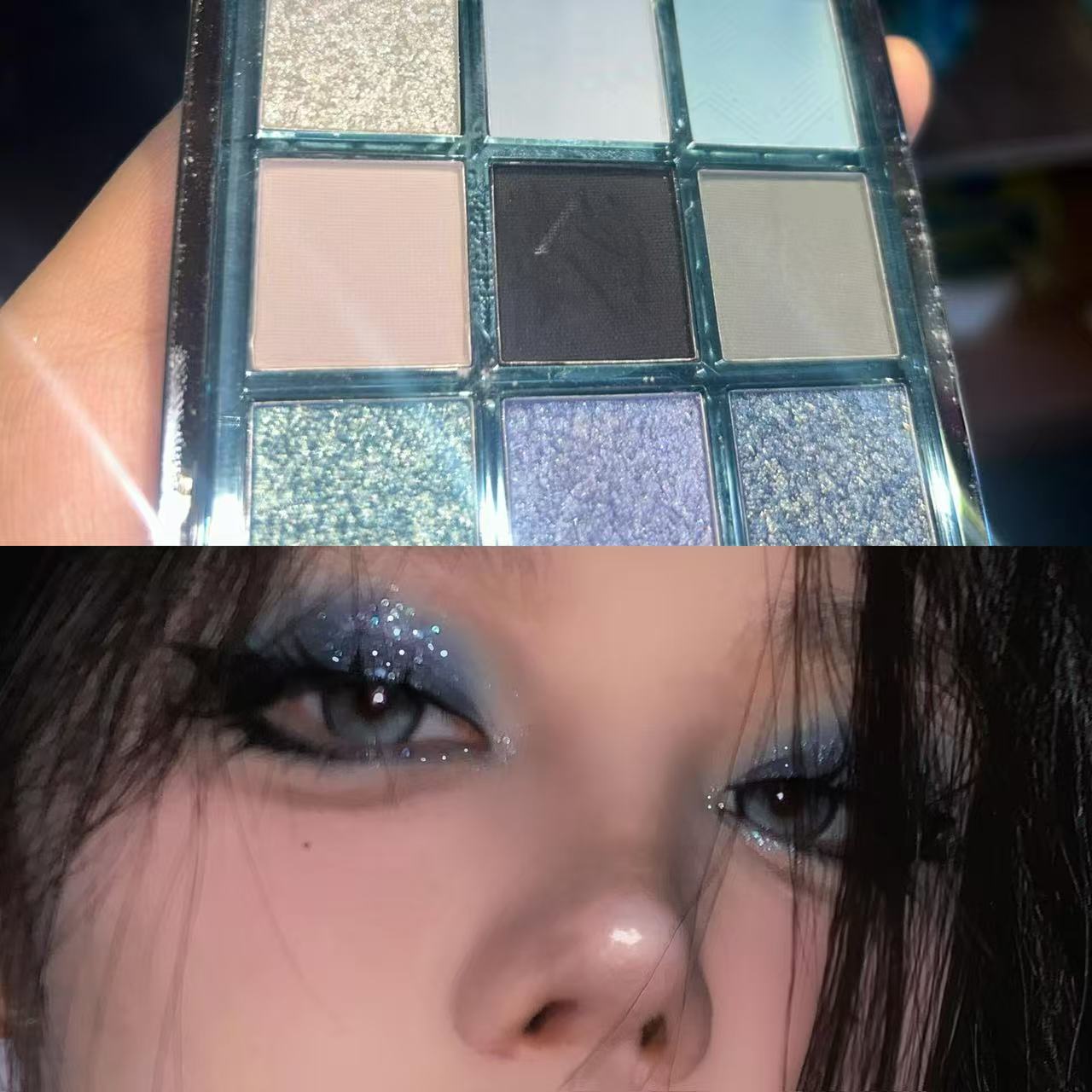 Blue Smoked Eye Shadow