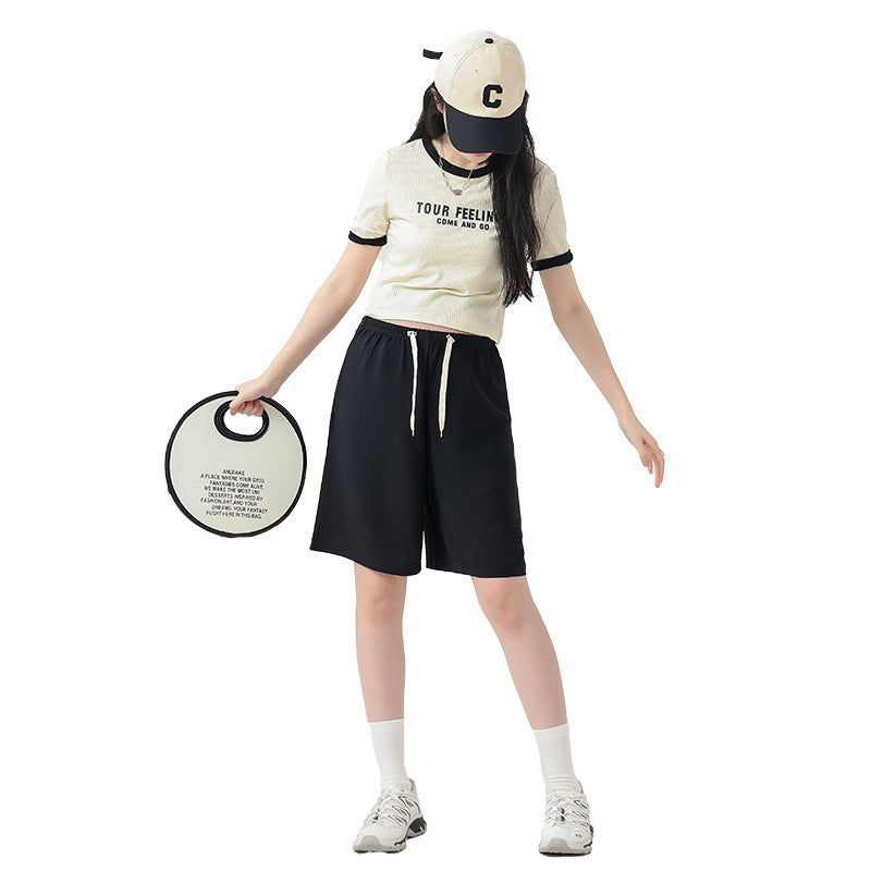Pregnant Women's Cropped Shorts