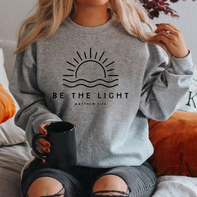 Women's Fleece-lined Crew Neck Sweater