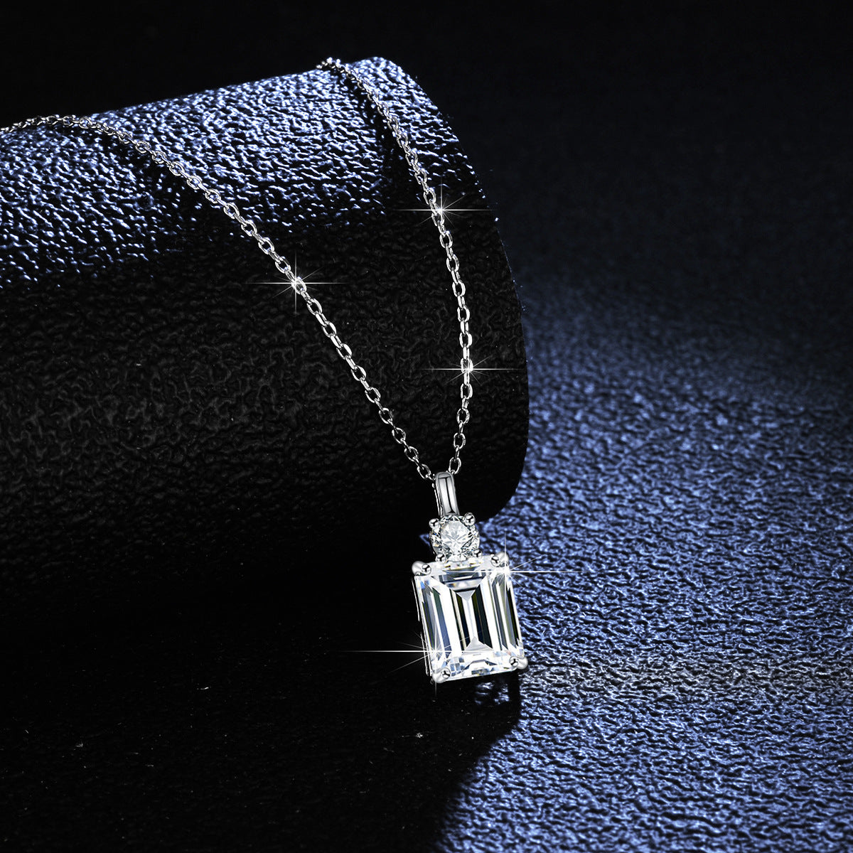 Square S925 Sterling Silver Necklace
