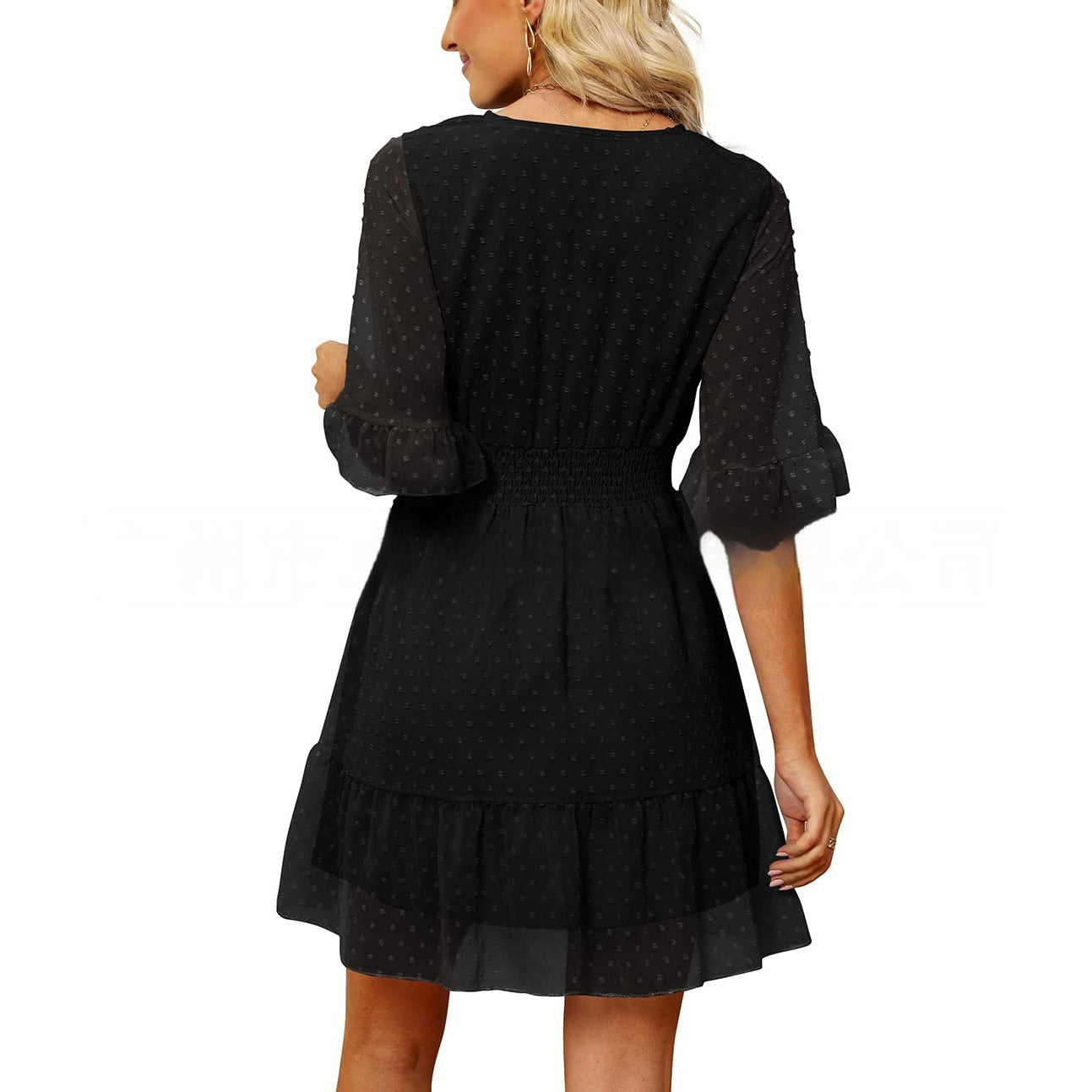 Women's Jacquard Bell Dress