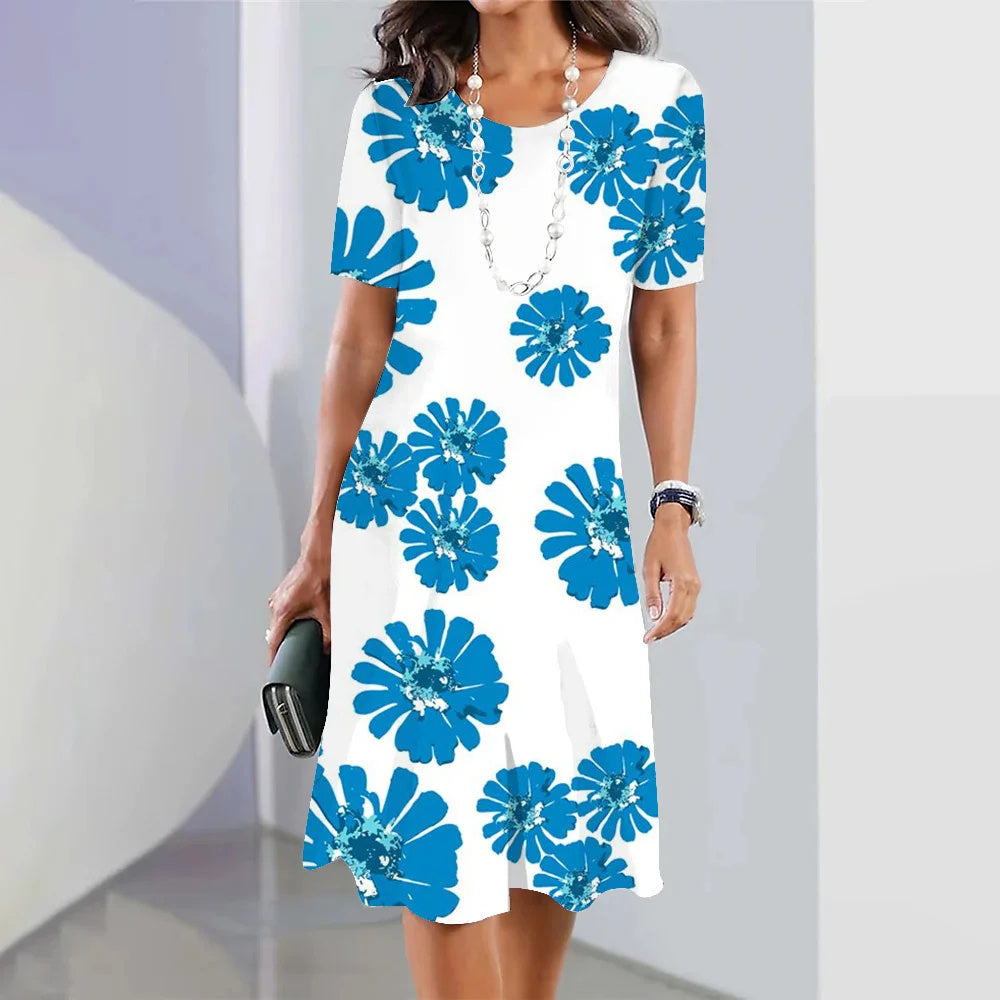 Round Neck Fashion Dress