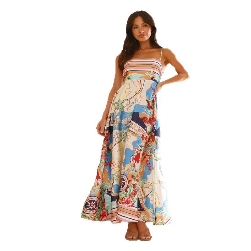 Large Swing Sling Dress Women