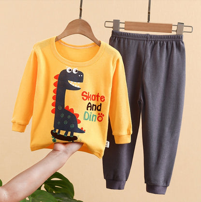 Children's Cartoon Pajamas Set