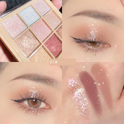 Nine Color Eye Shadow Plate Earth Color Beauty Makeup