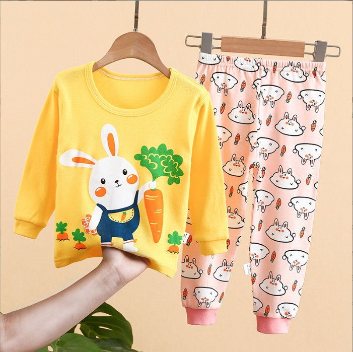 Children's Cartoon Pajamas Set