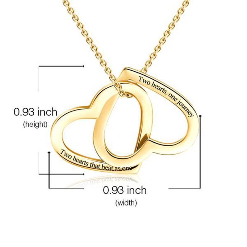 Double Heart Necklace