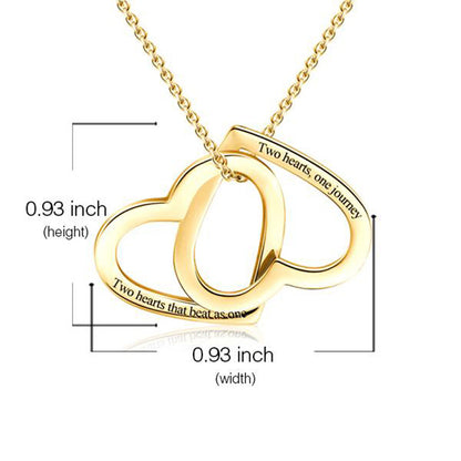 Double Heart Necklace