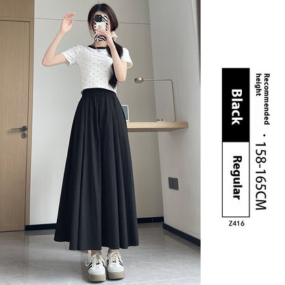 High Waist Slimming Pleated Dress